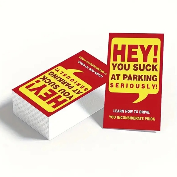 X10 HEY you suck at parking card - Picture 1 of 1